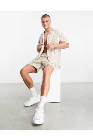 Nicce London Renee co-ord shorts in beige