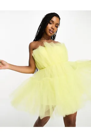 Miss Selfridge Occasion tulle mini dress with shorts lining in