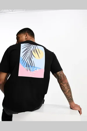 Nicce London Summer serie one t-shirt in with chest and back print