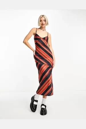Daisy Street Y2K cami maxi dress in retro stripe