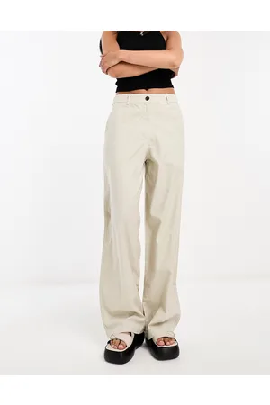 Weekday Elio trousers in beige