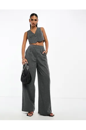 ASOS Tailored 2 in 1 waistcoat jumpsuit in herringbone