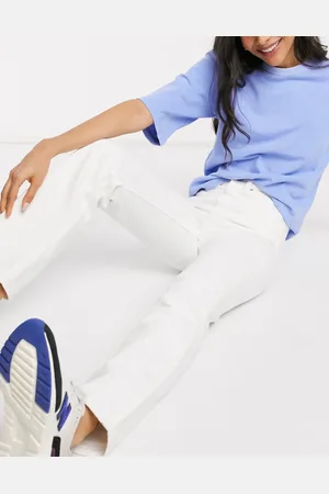 Weekday Rowe extra high waist straight leg jeans in