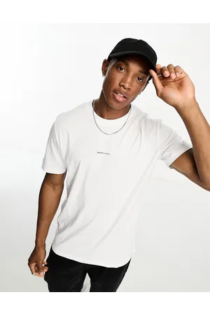 SELECTED Oversized t-shirt with mini chest logo in