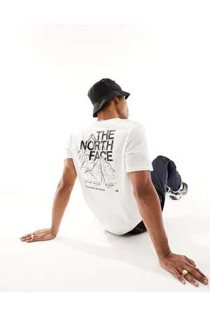 The North Face Mountain Outline back print sweatshirt in stone