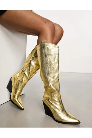 Public Desire Navada western knee boots in