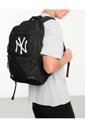 New Era Orange Logo Delaware Outline New York Yankees MLB Black Backpack