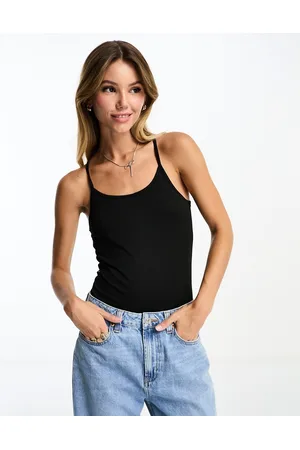 Pieces® Mesh back bodysuit in