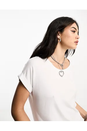 ONLY Soft round neck t-shirt in