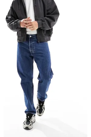 Weekday Barrel relaxed fit tapered leg jeans in nobel