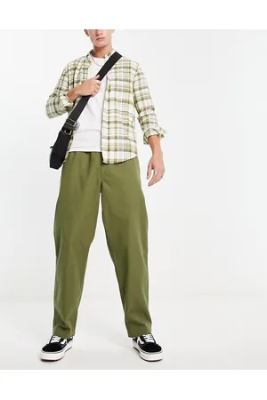 Obey Easy twill relaxed trousers in khaki