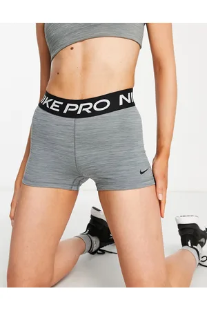Nike Nike Pro Training 3 inch booty shorts in smoke