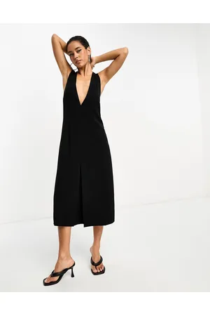 French Connection Pinafore midi dress in