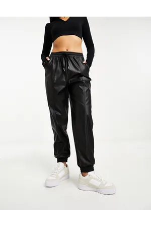 ASOS Faux leather jogger in