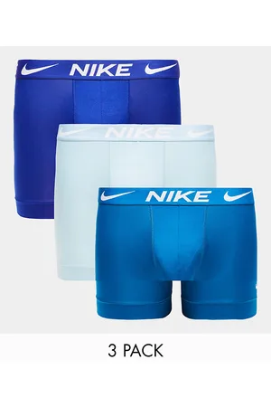 Nike Dri-FIT Essential Micro 3 pack boxer briefs in purple/khaki