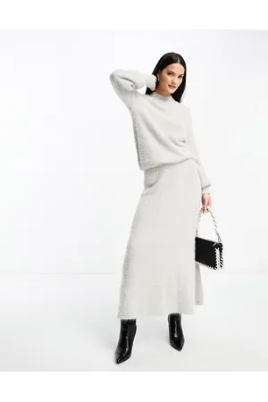 Y.A.S Y.A.S fluffy maxi skirt co-ord in