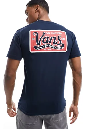Vans Home of the side stripe t-shirt with back print in