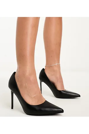 ASOS DESIGN Wide Fit Waiter d'orsay high heels in black