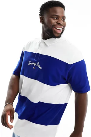 Tommy jeans vertical 2024 stripe polo shirt