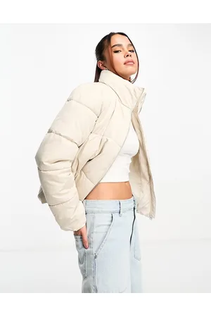 JDY Padded jacket in cream