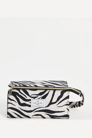 Flat Lay Company The Flat Lay Co. X ASOS Exclusive Open Flat Makeup Box - Zebra Print