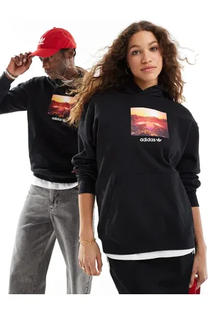 adidas Sunset graphic unisex hoodie in