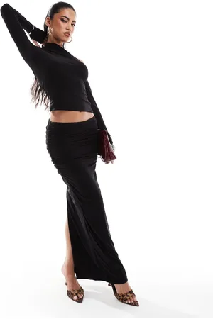 Kaiia Slinky column maxi skirt co-ord in