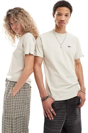 Vans Left chest logo t-shirt in oatmeal
