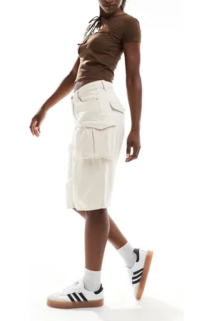 ONLY Oversized utility cargo short in ecru