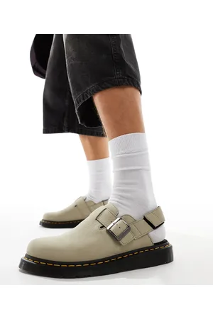 Dr. Martens Jorge II mules in beige suede