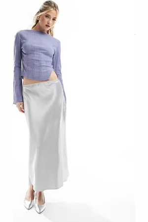 & OTHER STORIES Plisse top with split detail in