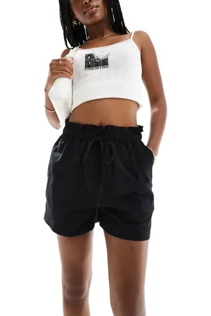 Threadbare Linen blend tie waist shorts in