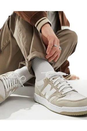 New Balance 480 suede trainers in sand
