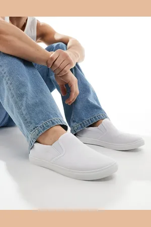 Truffle Collection Canvas slip on trainers in