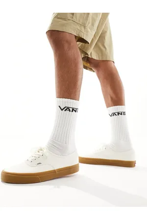 Vans Authentic gum sole trainers in off