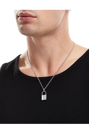 FADED FUTURE Padlock necklace in