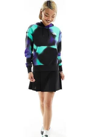 The North Face Essential oversized fleece hoodie in marble print Exclusive at ASOS