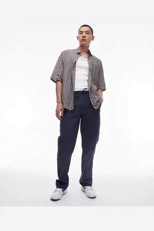 Topman Loose chino trousers with elasticated waistband in