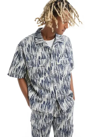 Sixth June Co-ord acid wash shirt in