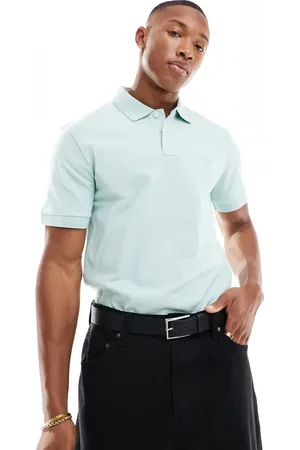 HUGO BOSS Passenger slim fit polo in aqua