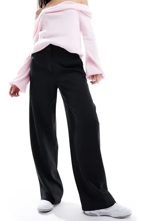 Pieces® Pleat front tailored trousers in
