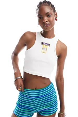 adidas Adibreak ribbed tank top in