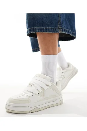 Bershka Chunky low top trainer in