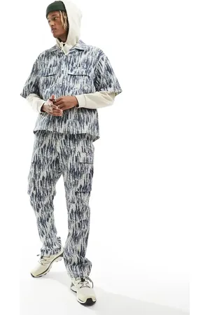 Sixth June Co-ord acid wash cargo trousers in