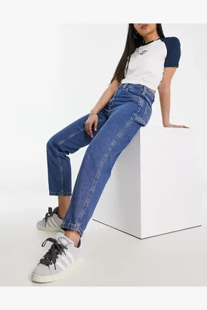 Dickies Ellendale mid rise regular fit denim jeans in classic