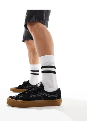 Vans Sk8-low trainers in with gum sole