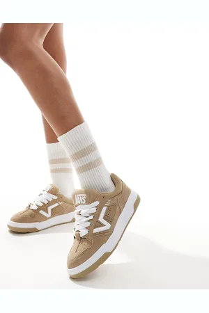 Vans Upland chunky suede trainers in tan