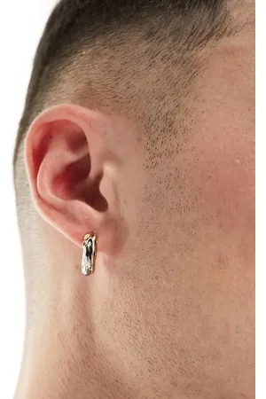 Icon Brand Molten fluidity hoop earrings in silver