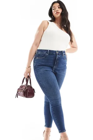 River Island Sculpt skinny jeans in dark