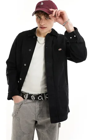 Dickies Duck canvas unlined chore coat in washed